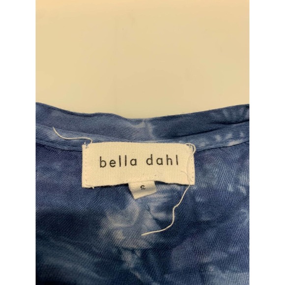 Bell Dahl Blouse Short Sleeve Blue S Women's  A18 - Picture 5 of 6